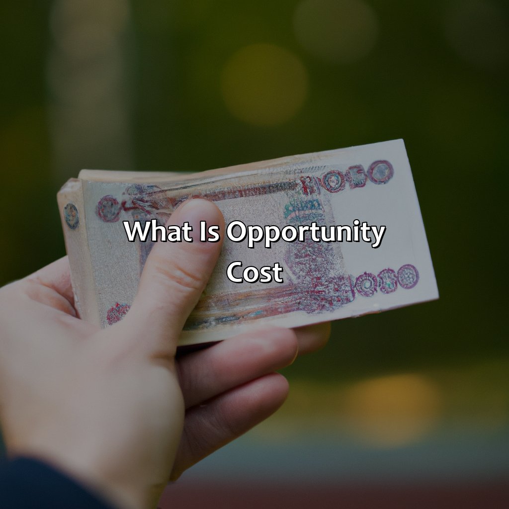 What is Opportunity Cost?-what is the opportunity cost of an investment?, 