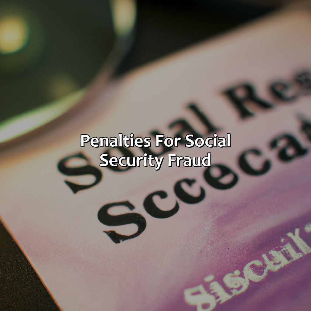 Penalties for Social Security Fraud-what is the penalty for defrauding social security?, 