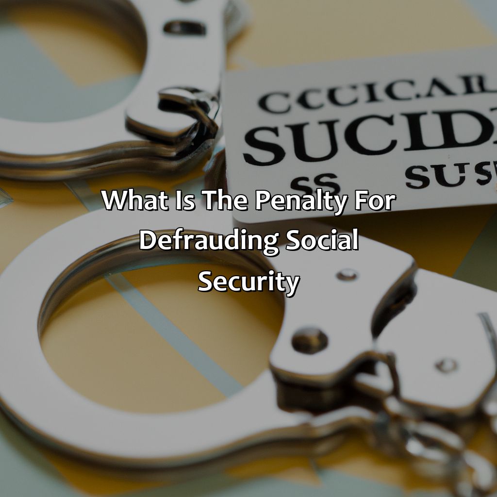 What Is The Penalty For Defrauding Social Security?