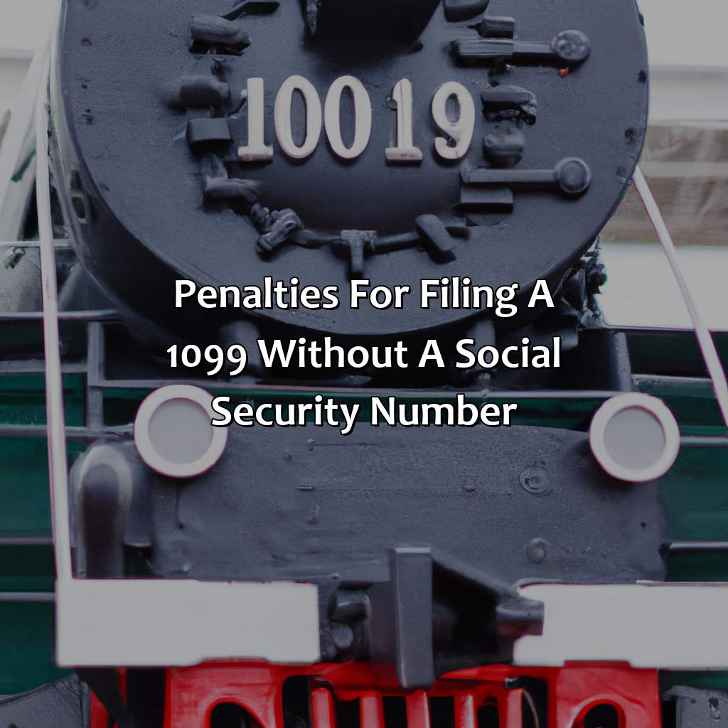 Penalties for Filing a 1099 without a Social Security Number-what is the penalty for filing a 1099 without a social security number?, 