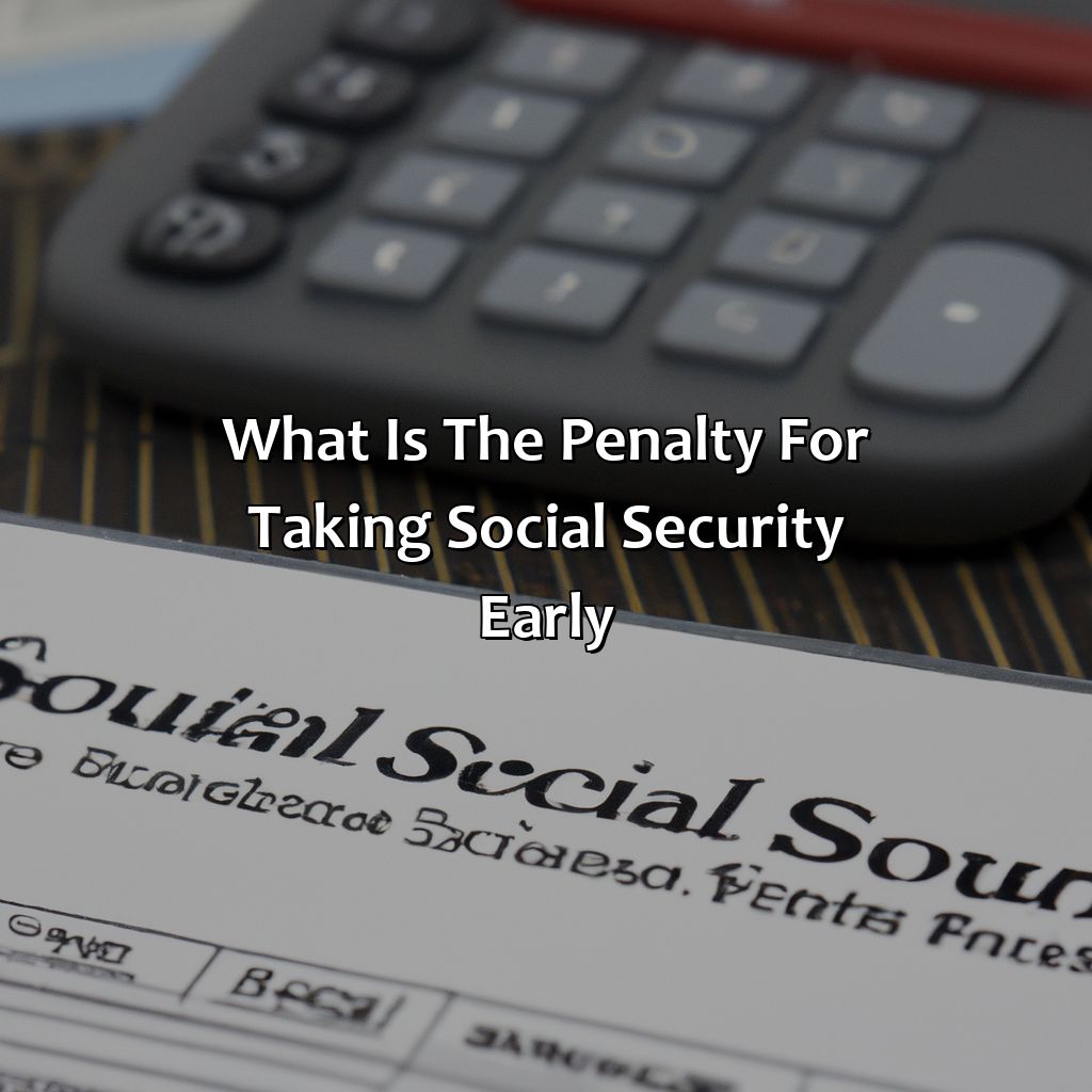 What Is The Penalty For Taking Social Security Early?