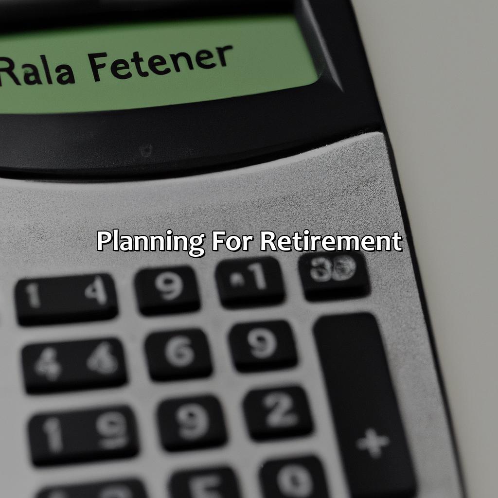 Planning for Retirement-what is the pension age?, 