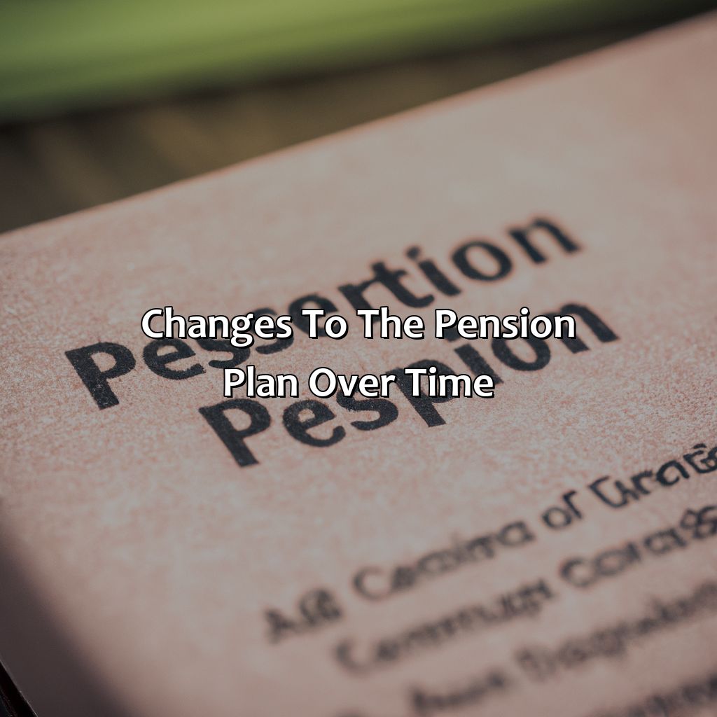 Changes to the Pension Plan over Time-what is the pension plan for congress?, 