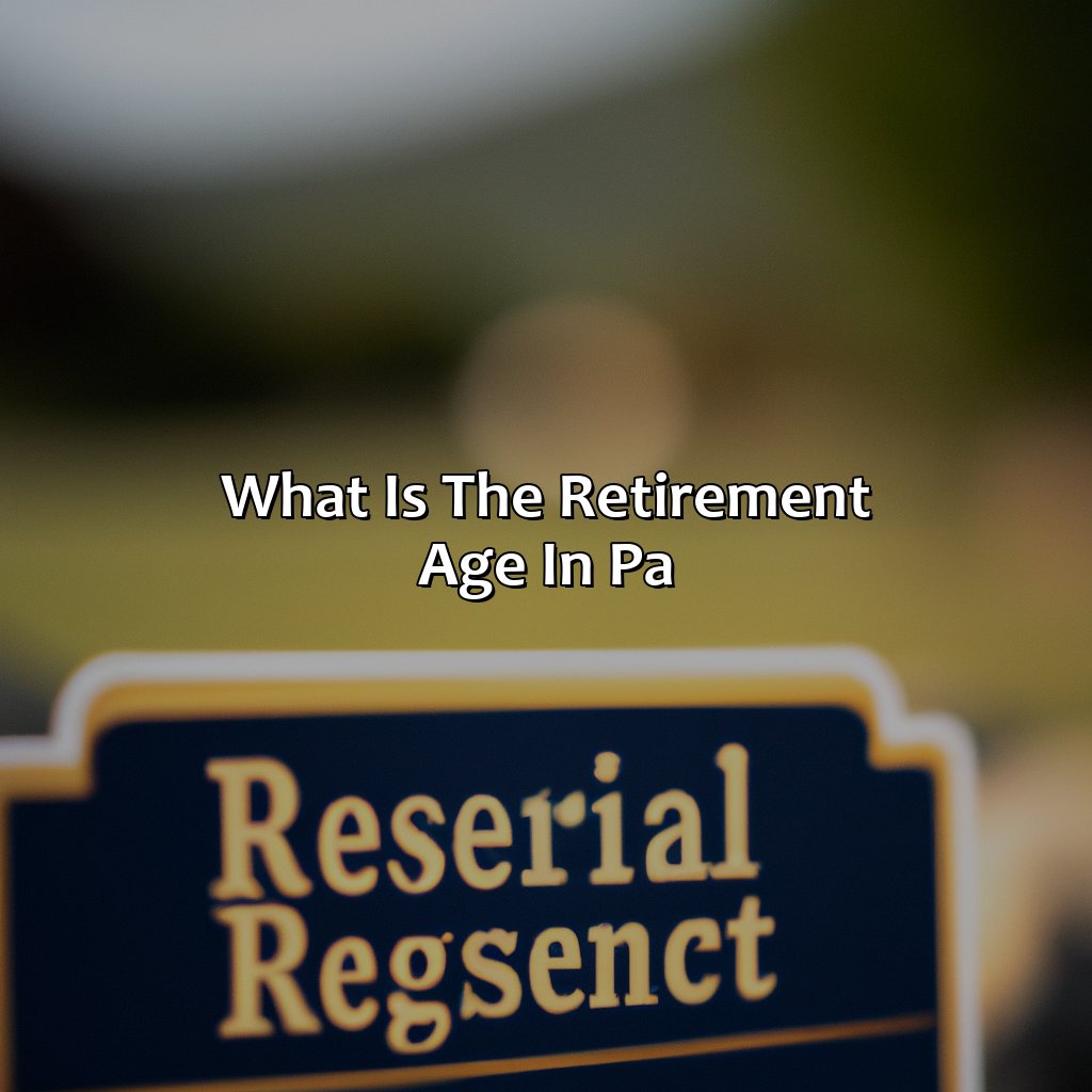 What Is The Retirement Age In Pa?