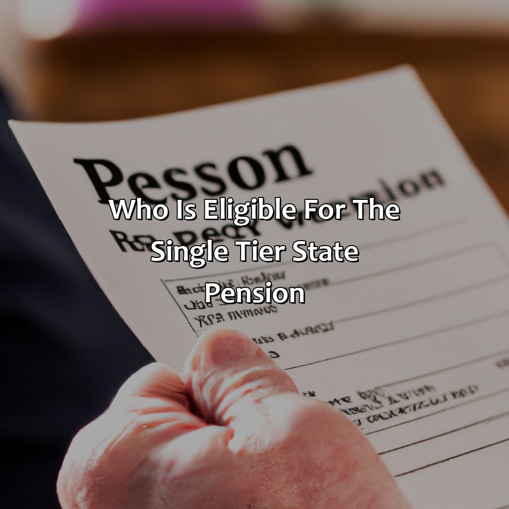 Who is eligible for the single tier state pension?-what is the single tier state pension?, 