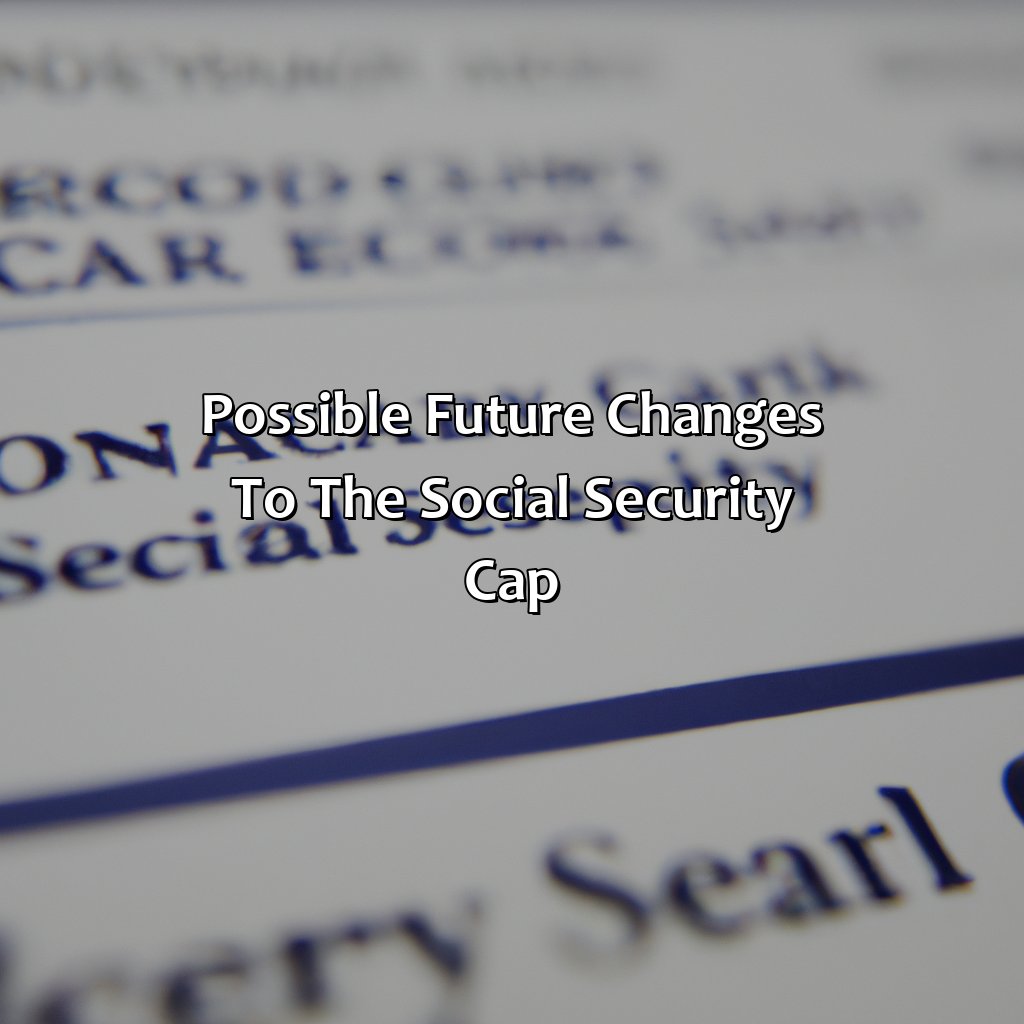 Possible Future Changes to the Social Security Cap-what is the social security cap for 2016?, 