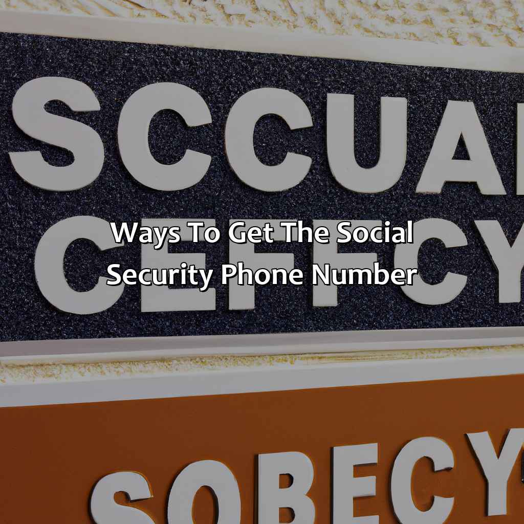 Ways to get the Social Security phone number-what is the social security phone number?, 