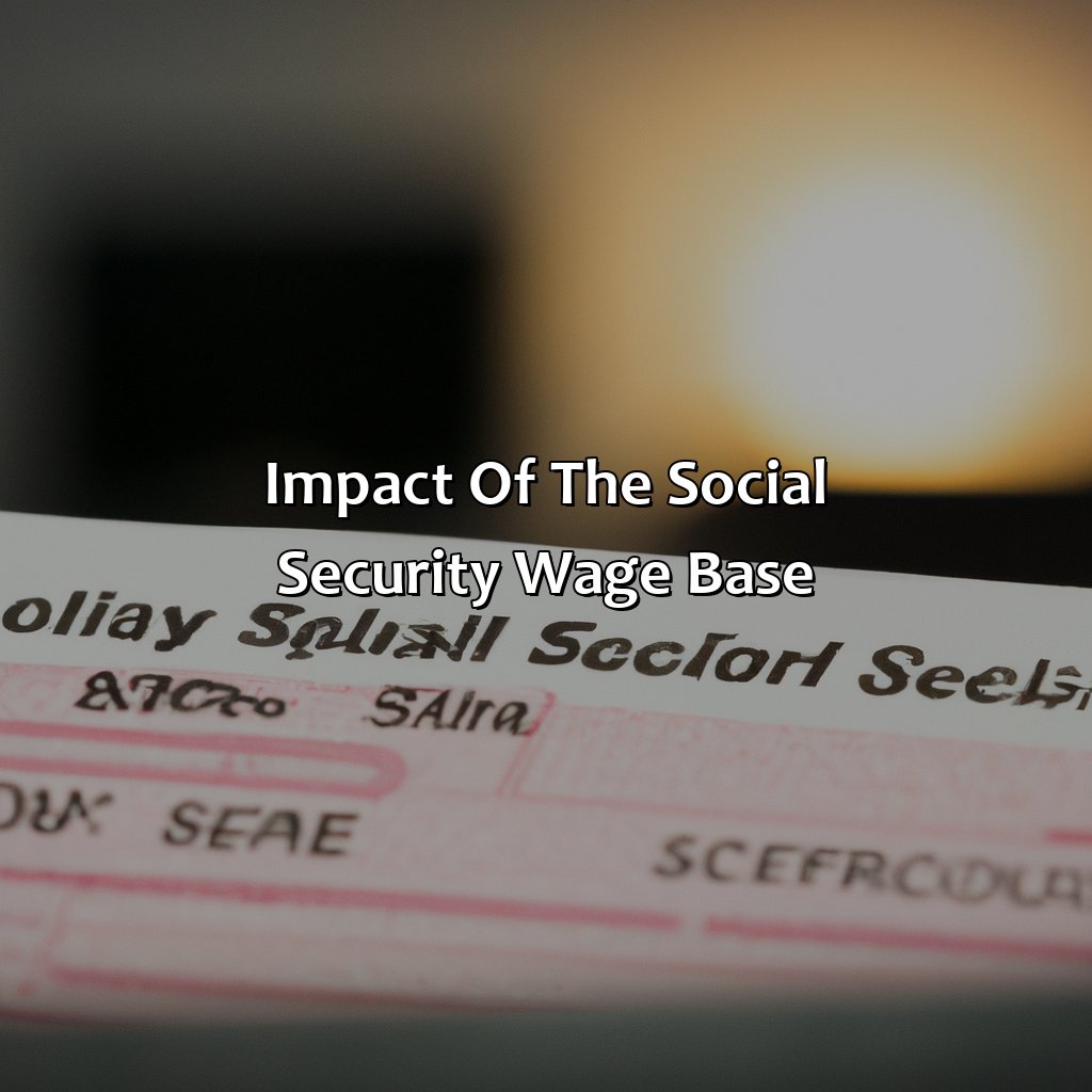 Impact of the Social Security Wage Base-what is the social security wage base?, 