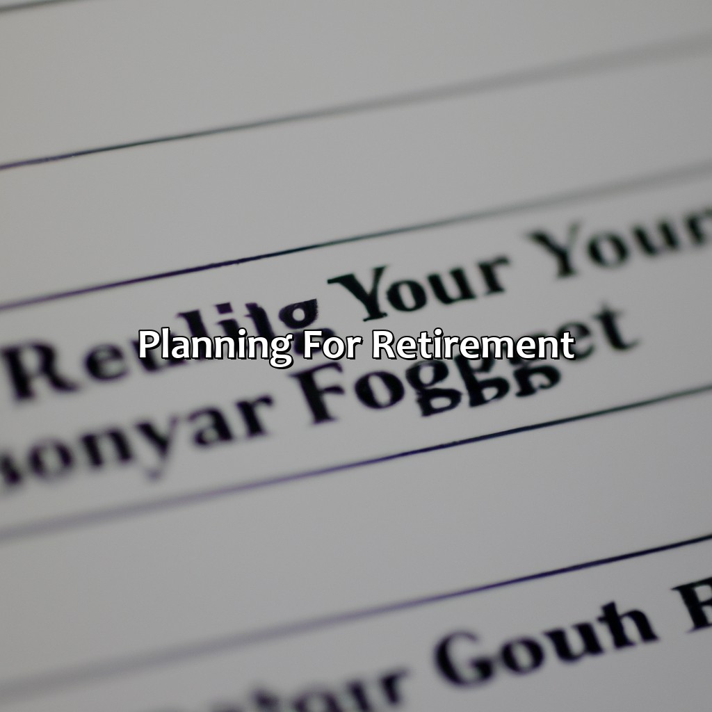 Planning for Retirement-what is the state retirement age?, 