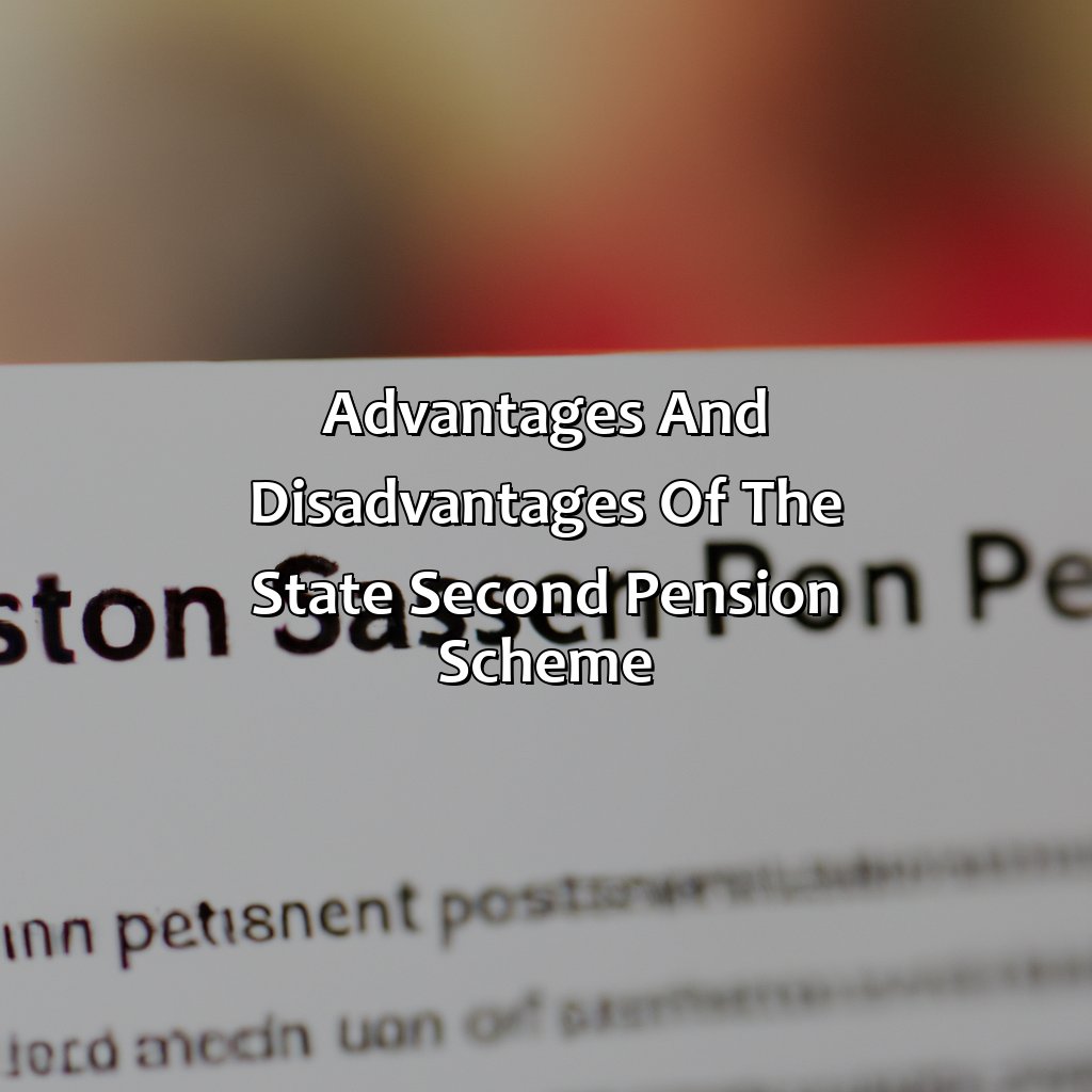 Advantages and Disadvantages of the State Second Pension Scheme-what is the state second pension scheme?, 