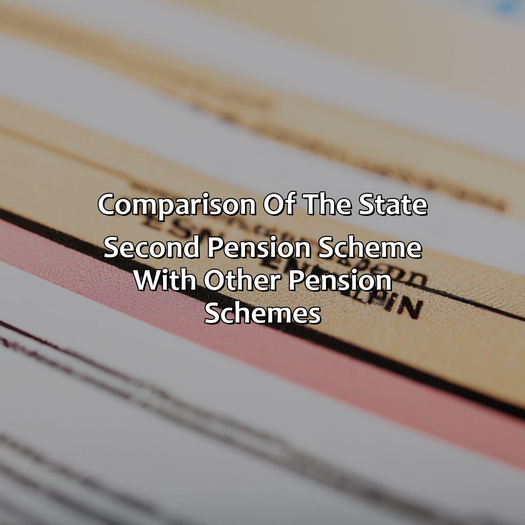 Comparison of the State Second Pension Scheme with Other Pension Schemes-what is the state second pension scheme?, 