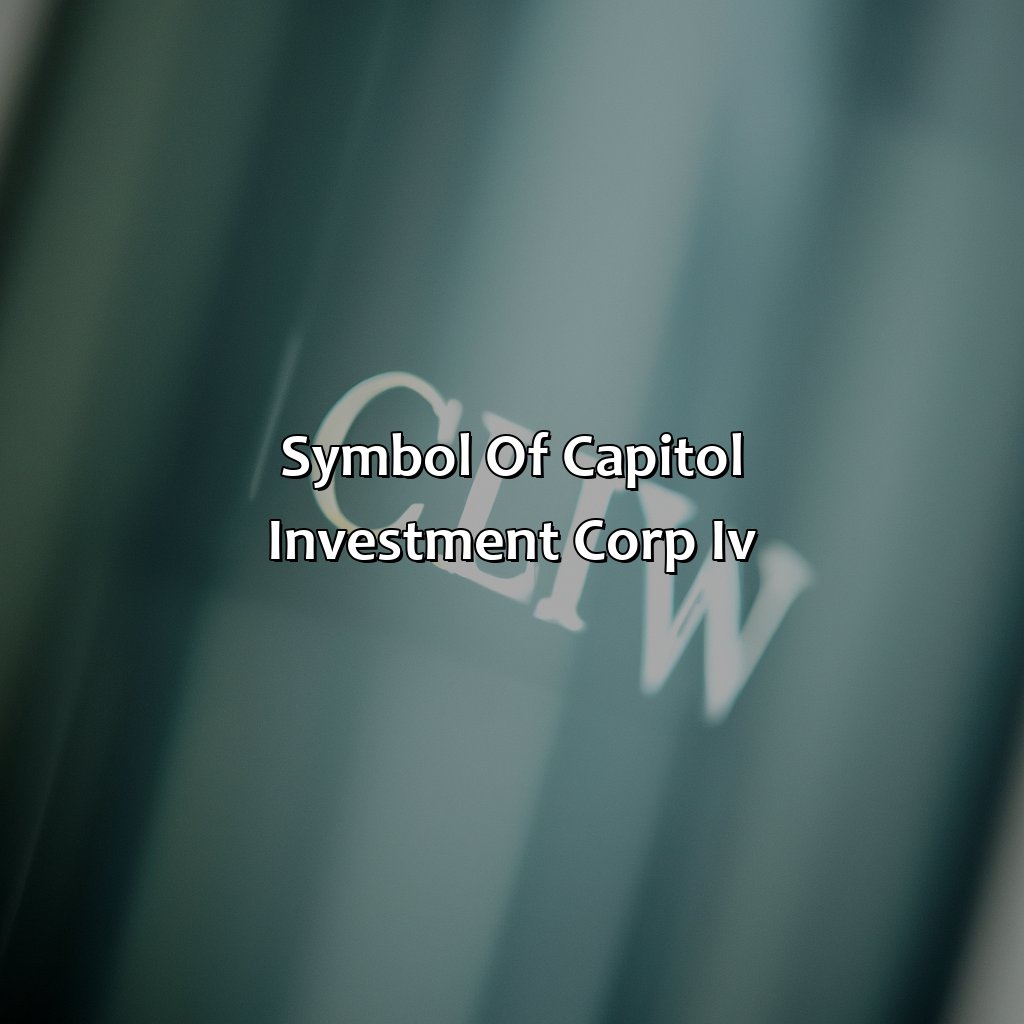 Symbol of Capitol Investment Corp IV-what is the symbol of capitol investment corp iv?, 