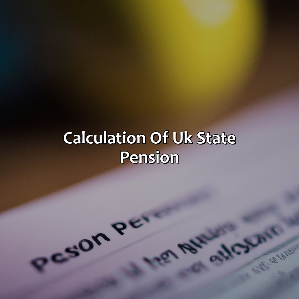 Calculation of UK State Pension-what is the uk state pension?, 