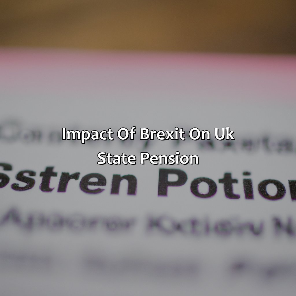 Impact of Brexit on UK State Pension-what is the uk state pension?, 