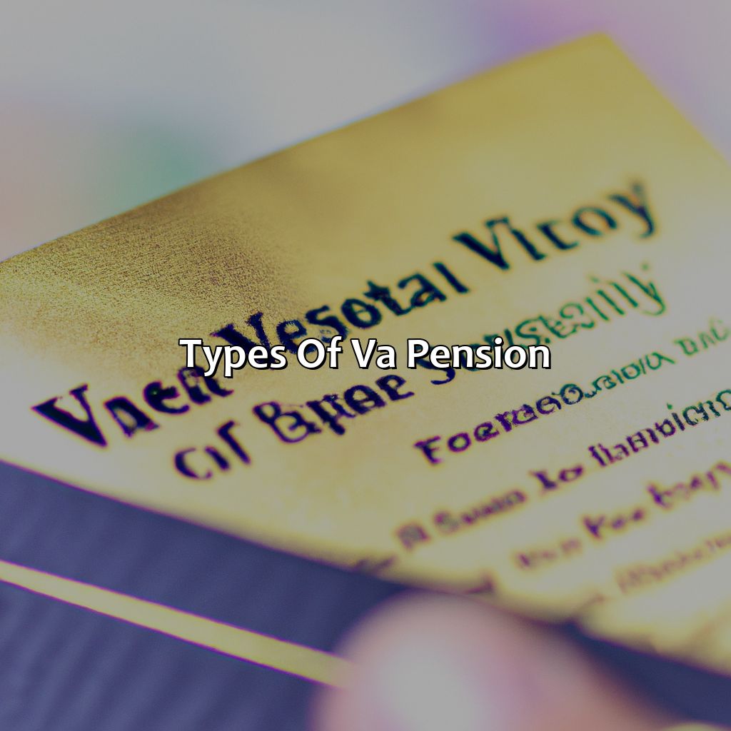 Types of VA Pension-what is the va pension?, 