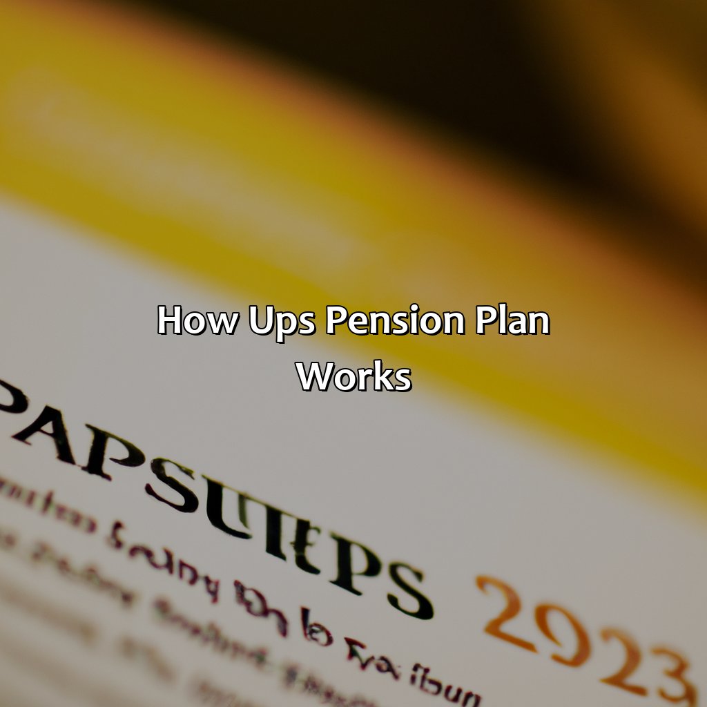 What Is Ups Pension Plan? Retire Gen Z