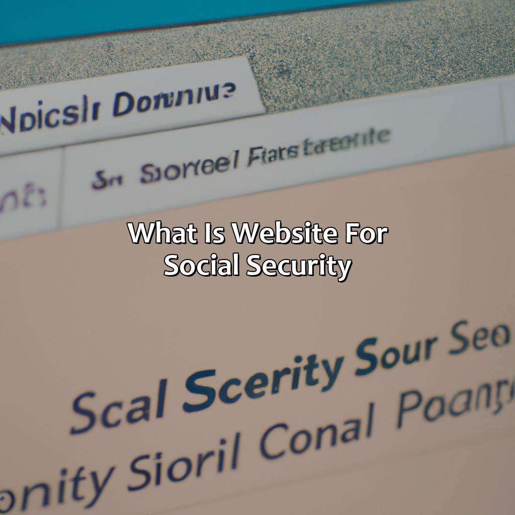 what is website for social security?,