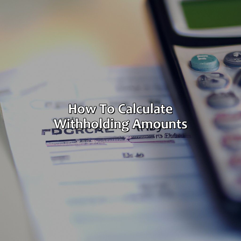 How to Calculate Withholding Amounts?-what is withheld from social security checks?, 