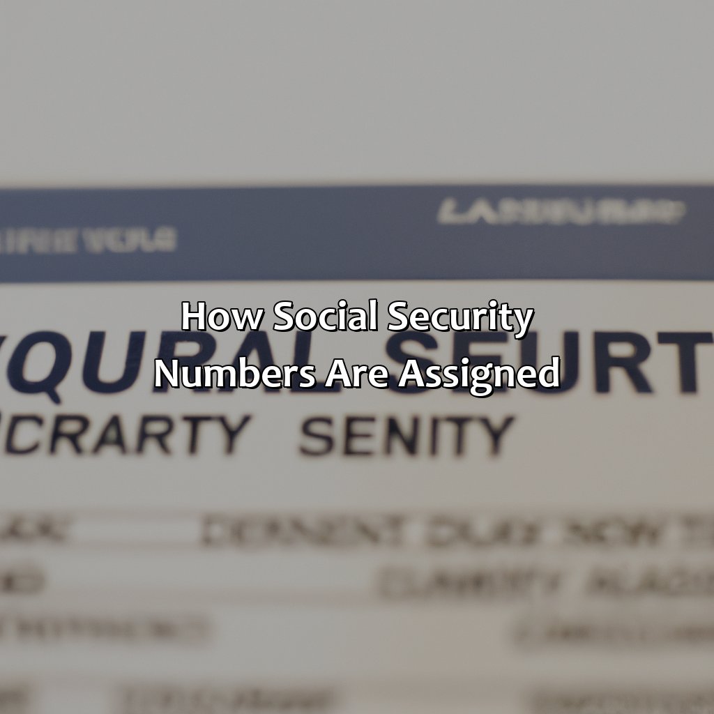 How social security numbers are assigned-what makes up a social security number?, 