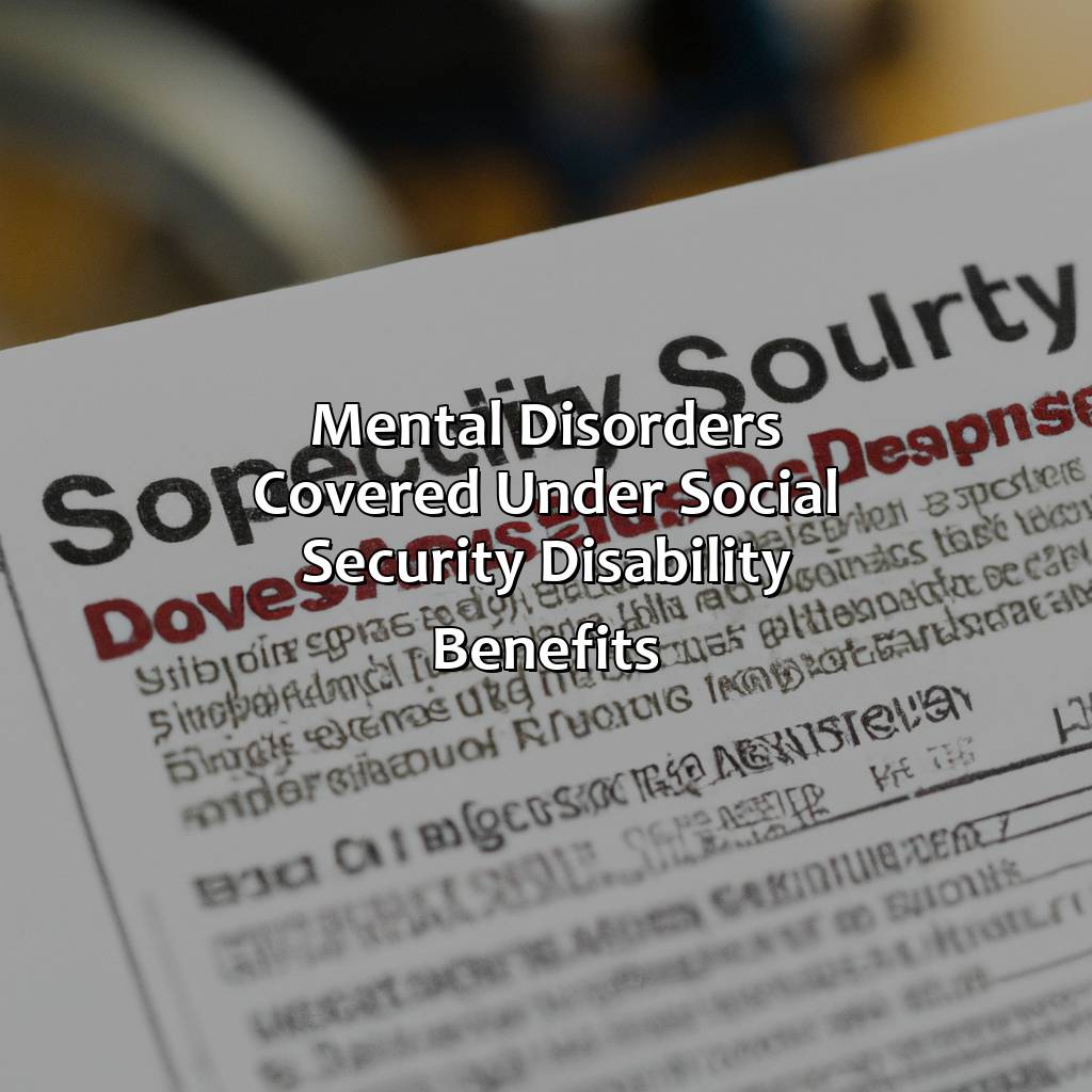 Mental Disorders covered under Social Security Disability Benefits-what mental disorders qualify for social security disability?, 