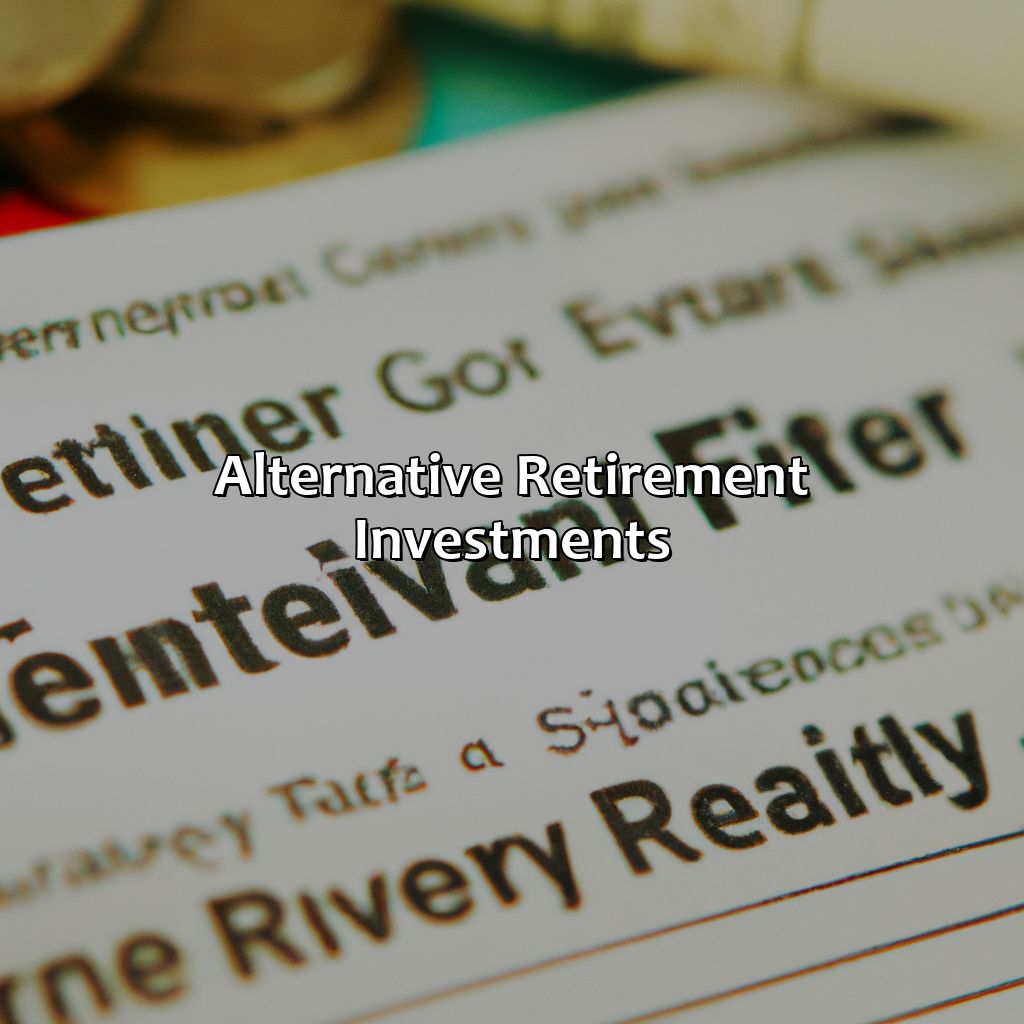 Alternative Retirement Investments-what other retirement options besides 401k?, 