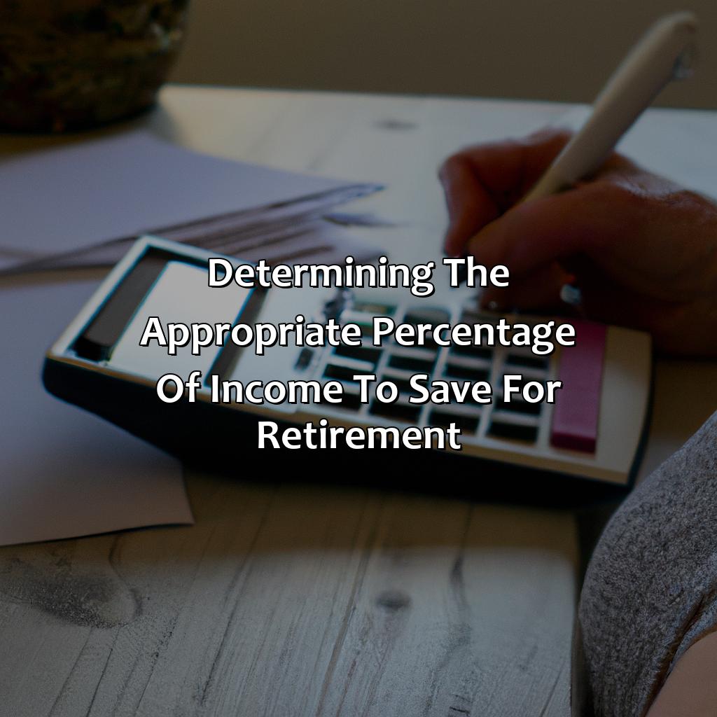 Determining the appropriate percentage of income to save for retirement-what percent of paycheck should go to retirement?, 