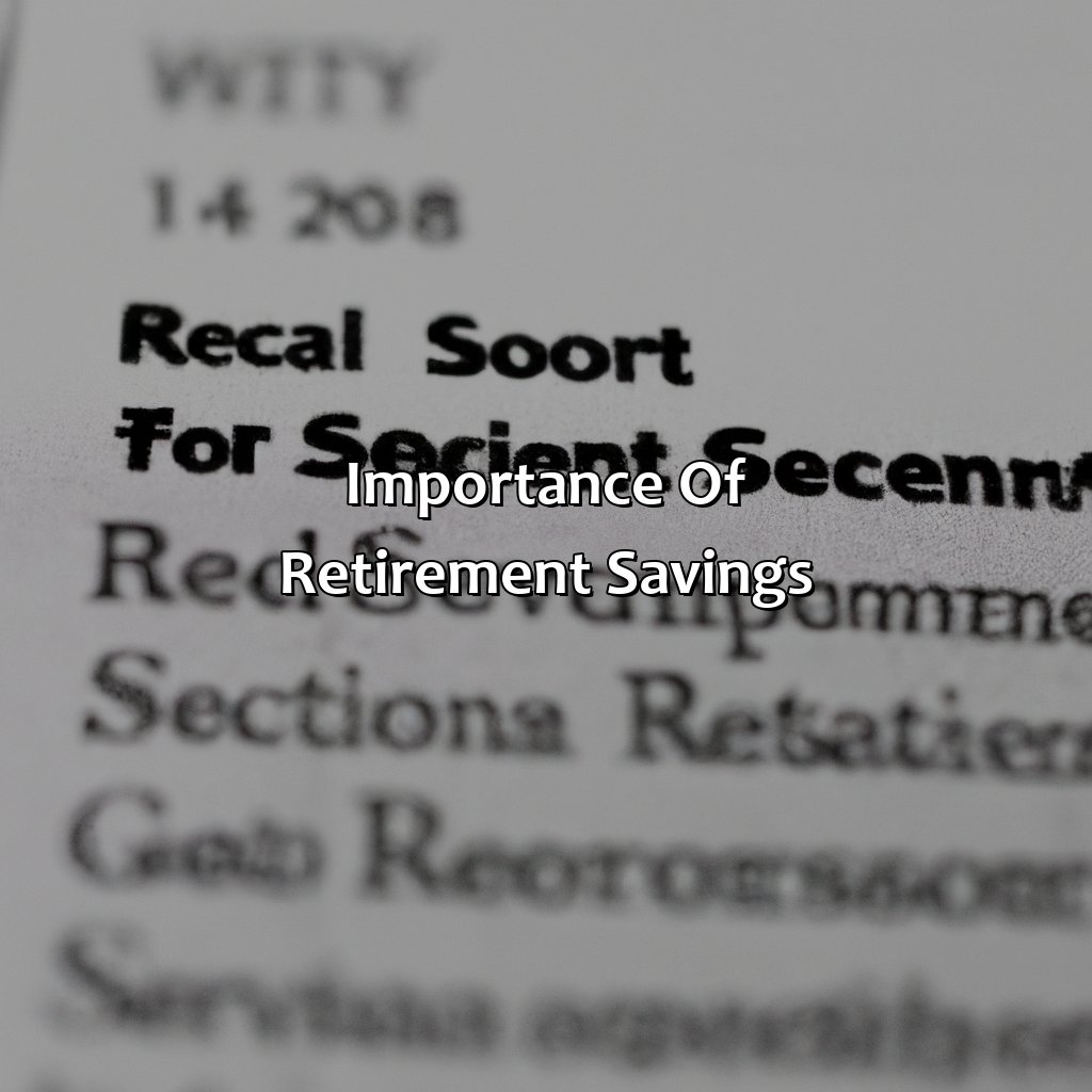 Importance of Retirement Savings-what percentage of americans have retirement savings?, 