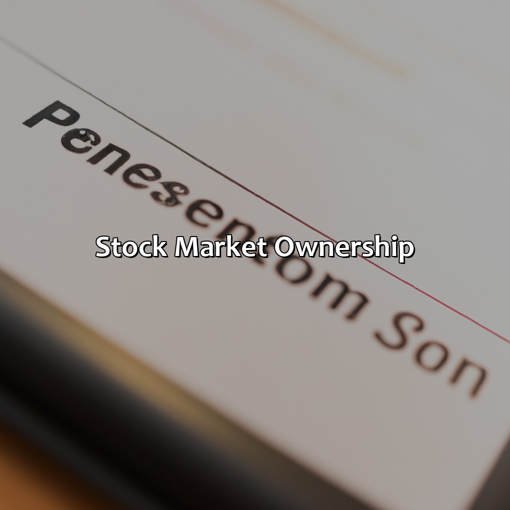 Stock Market Ownership-what percentage of the stock market is owned by pension funds?, 