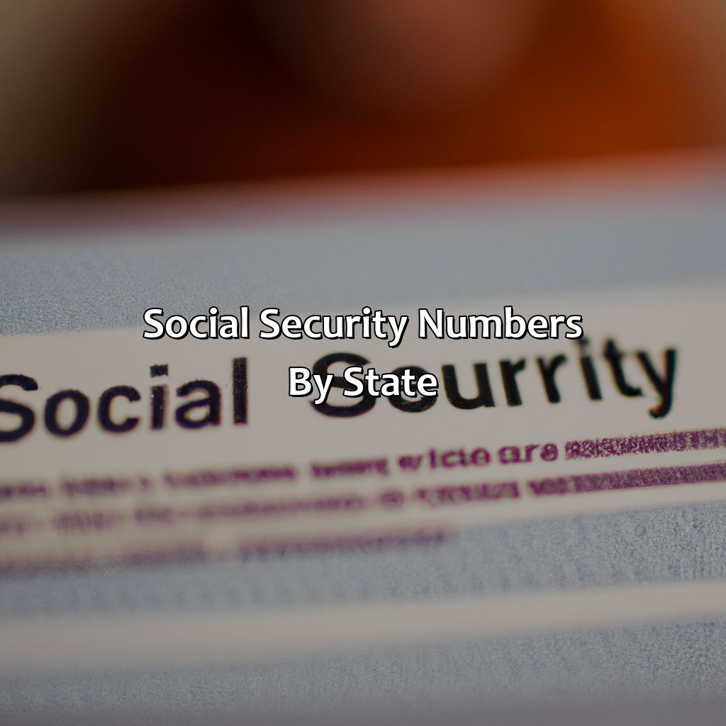 Social Security Numbers by State-what social security number by state?, 