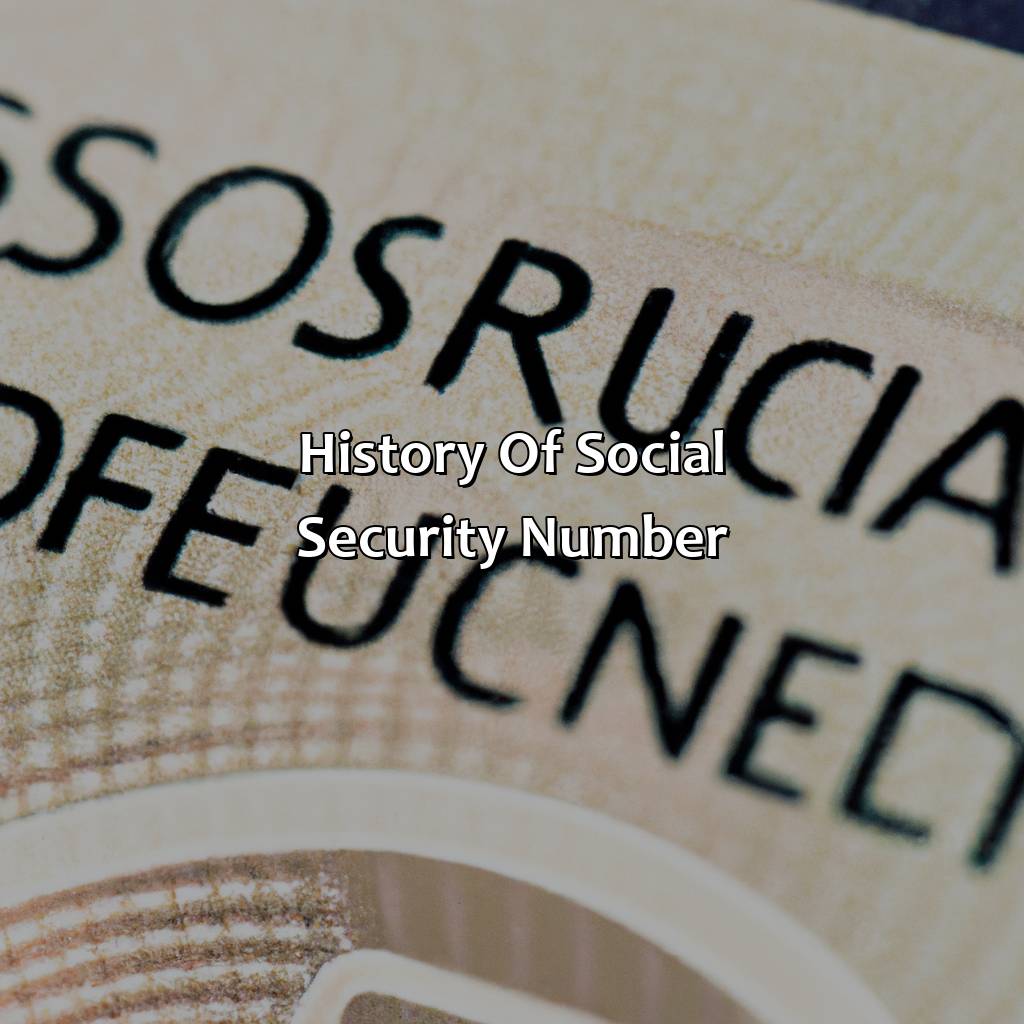 History of Social Security Number-what the social security number?, 