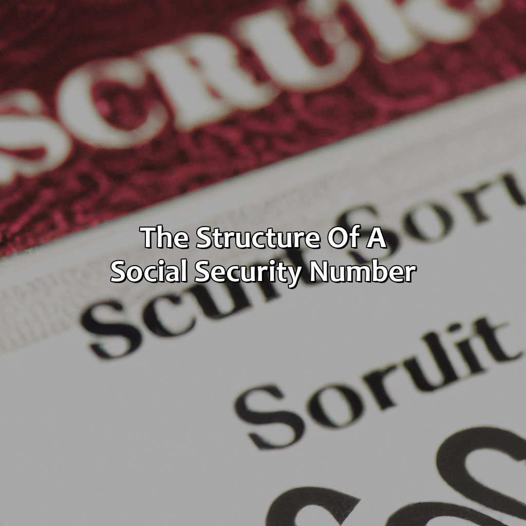 The structure of a Social Security Number-what the social security number?, 