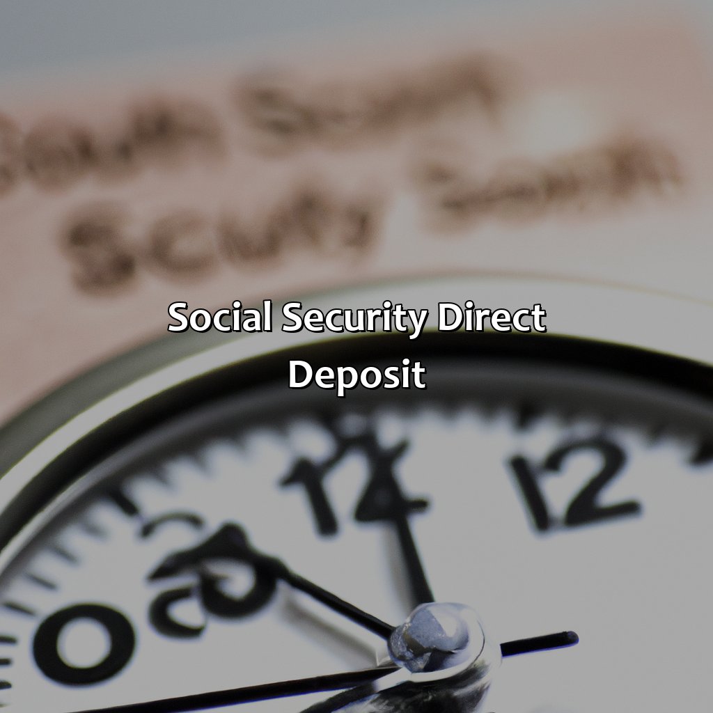 Social Security Direct Deposit-what time does social security direct deposit?, 