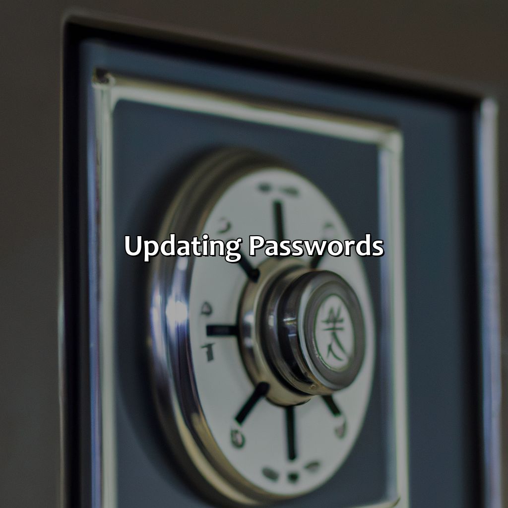 Updating passwords-what to do if someone has your social security number?, 