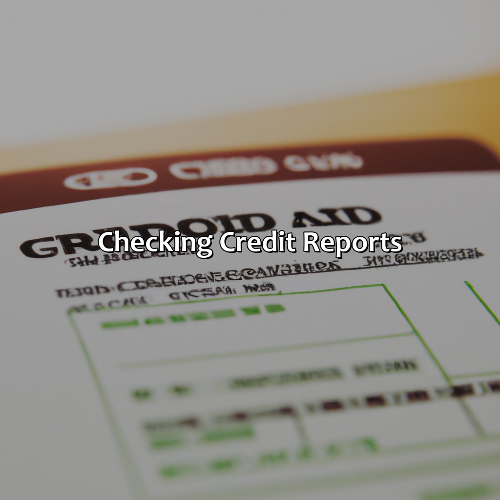 Checking credit reports-what to do if someone has your social security number?, 