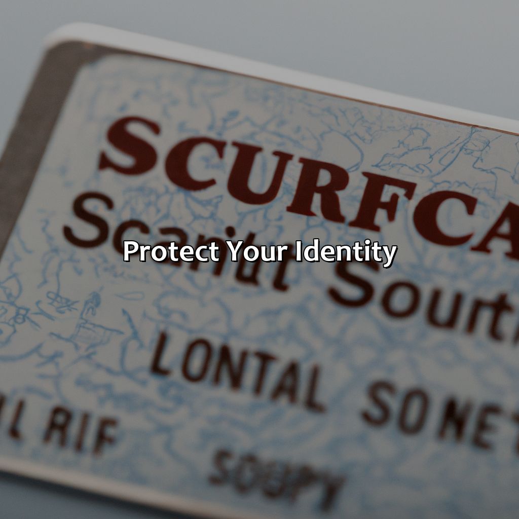 Protect Your Identity-what to do if you have lost your social security card?, 