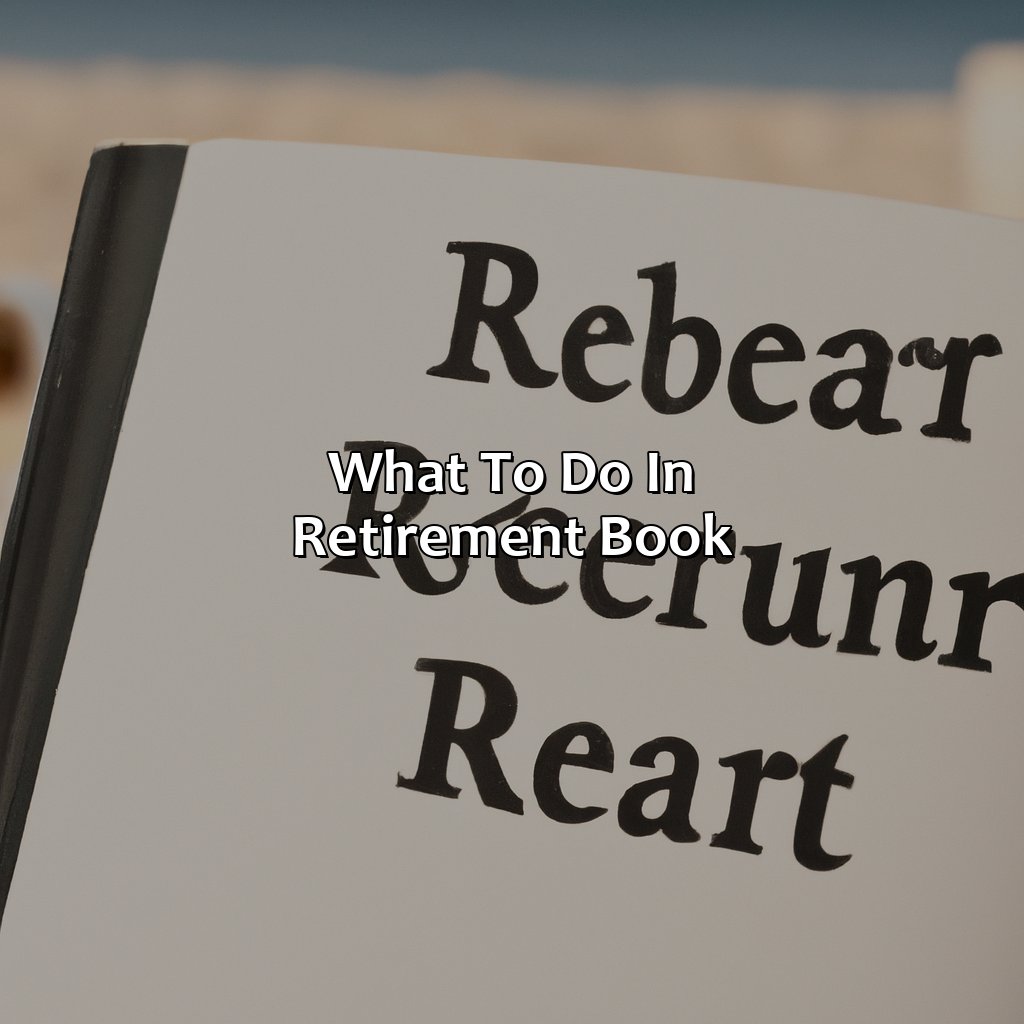 What To Do In Retirement Book?
