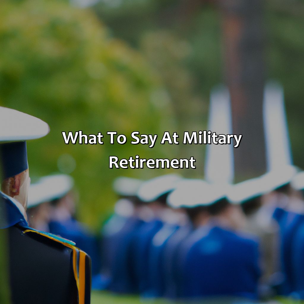 military retirement essay