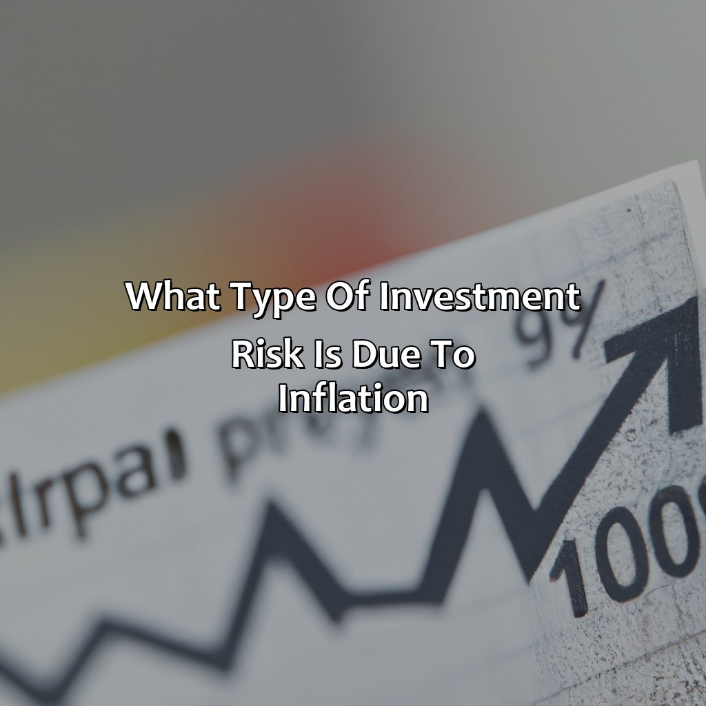 What Type Of Investment Risk Is Due To Inflation?