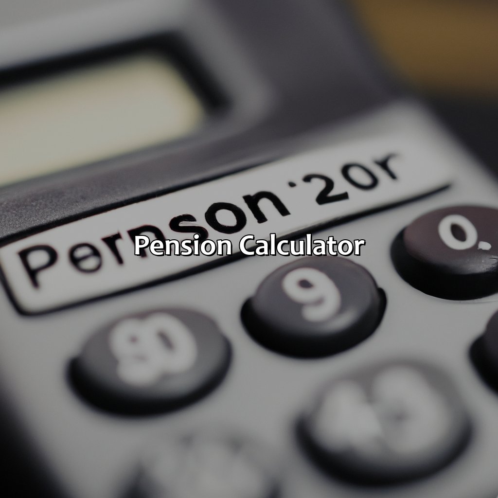 Pension Calculator-what will my pension be when i retire?, 