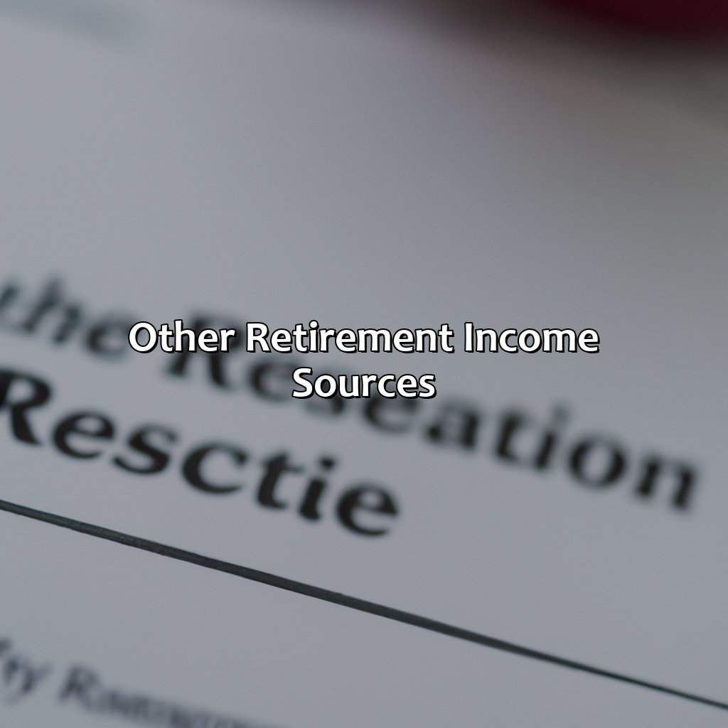 Other Retirement Income Sources-what will my pension be when i retire?, 