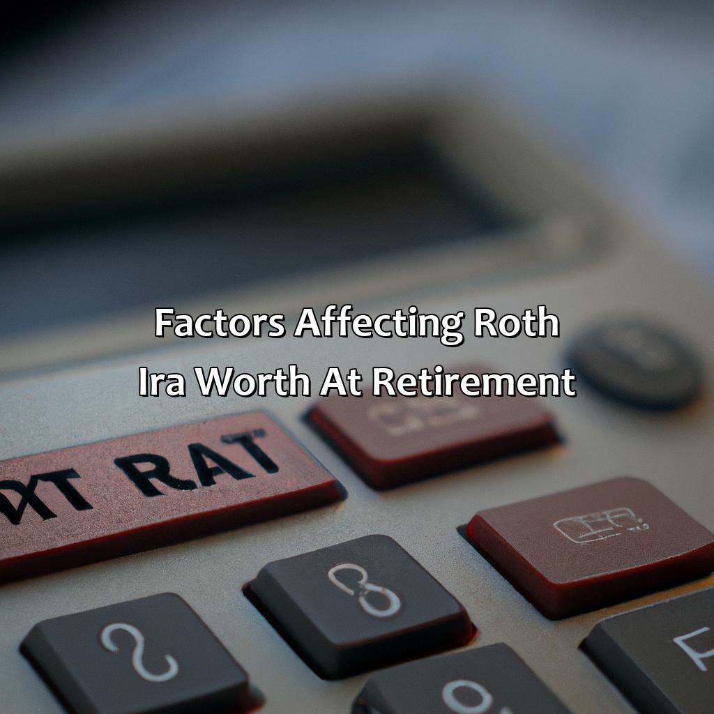 Factors Affecting Roth IRA Worth at Retirement-what will my roth ira be worth at retirement?, 