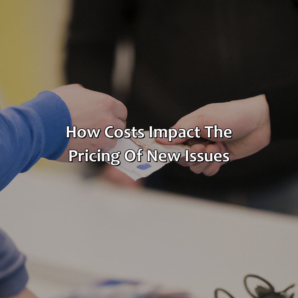 How costs impact the pricing of new issues-when a firm sells a new issue through an investment banker, the costs incurred?, 