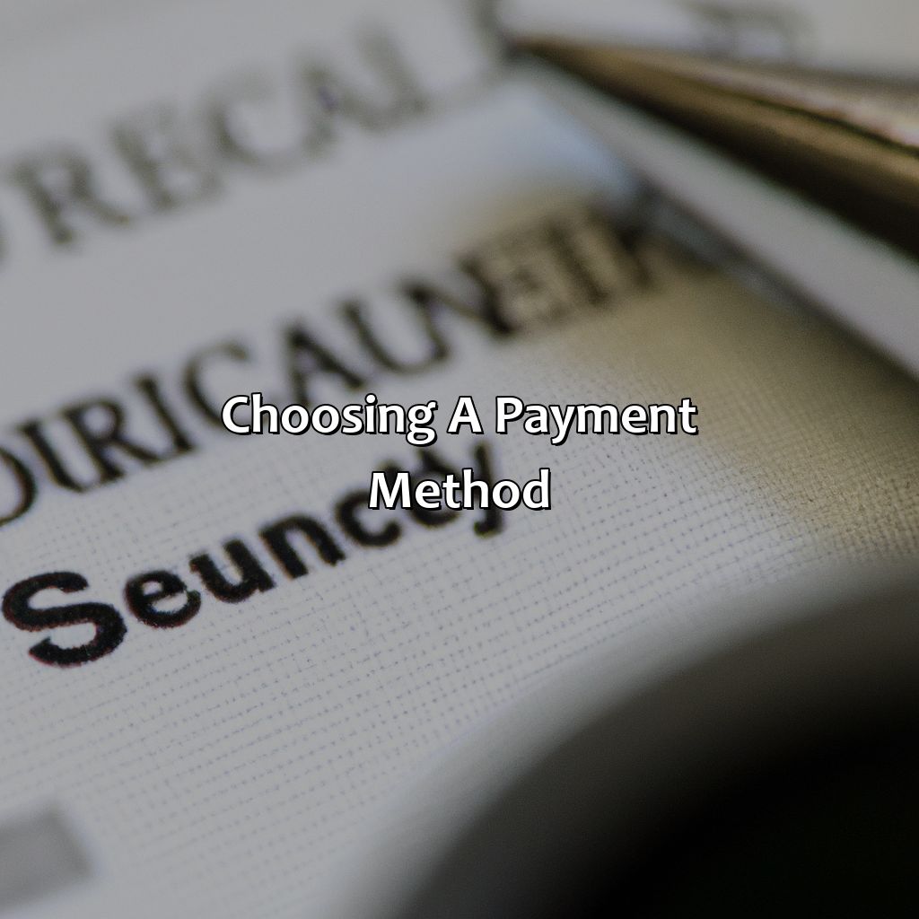 Choosing a Payment Method-when are monthly social security benefits paid?, 