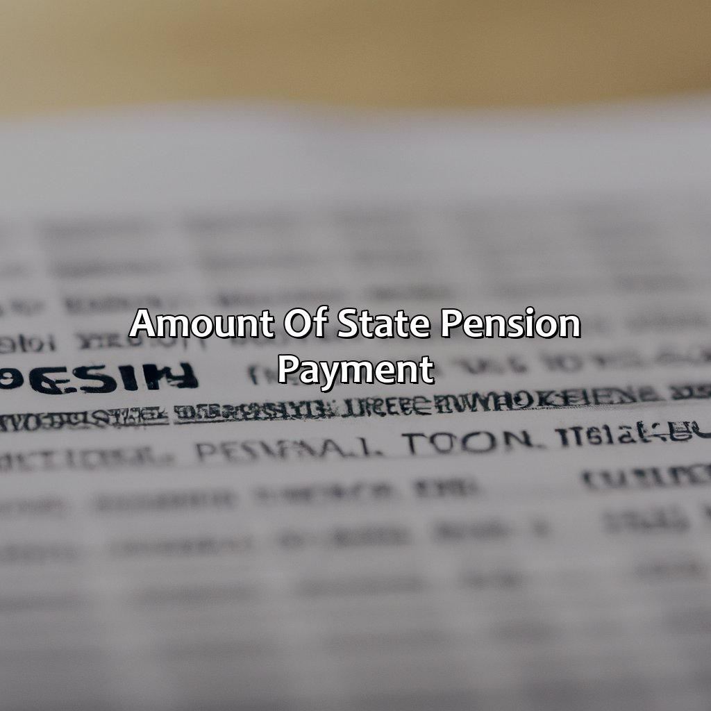 Amount of State Pension Payment-when can i retire on state pension?, 