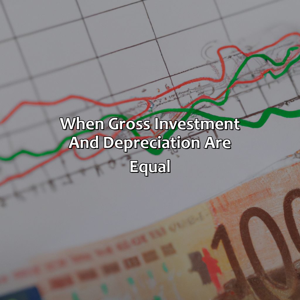 When Gross Investment And Depreciation Are Equal?