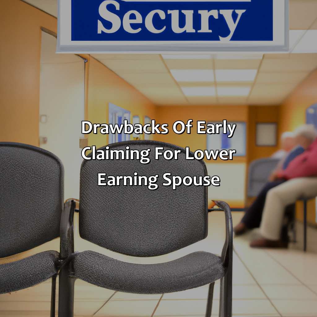 Drawbacks of Early Claiming for Lower Earning Spouse-when should lower-earning spouse claim social security?, 