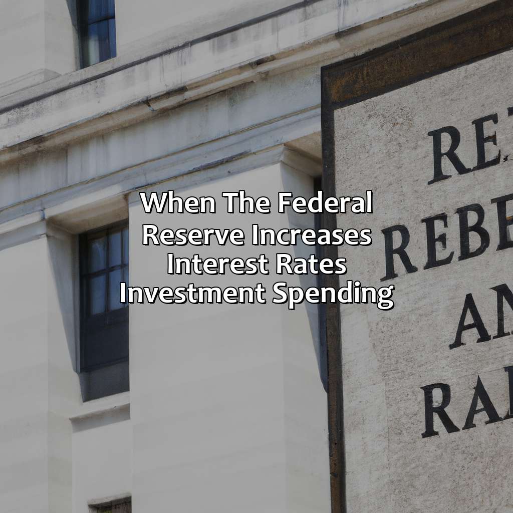 when the federal reserve increases interest rates investment spending?,