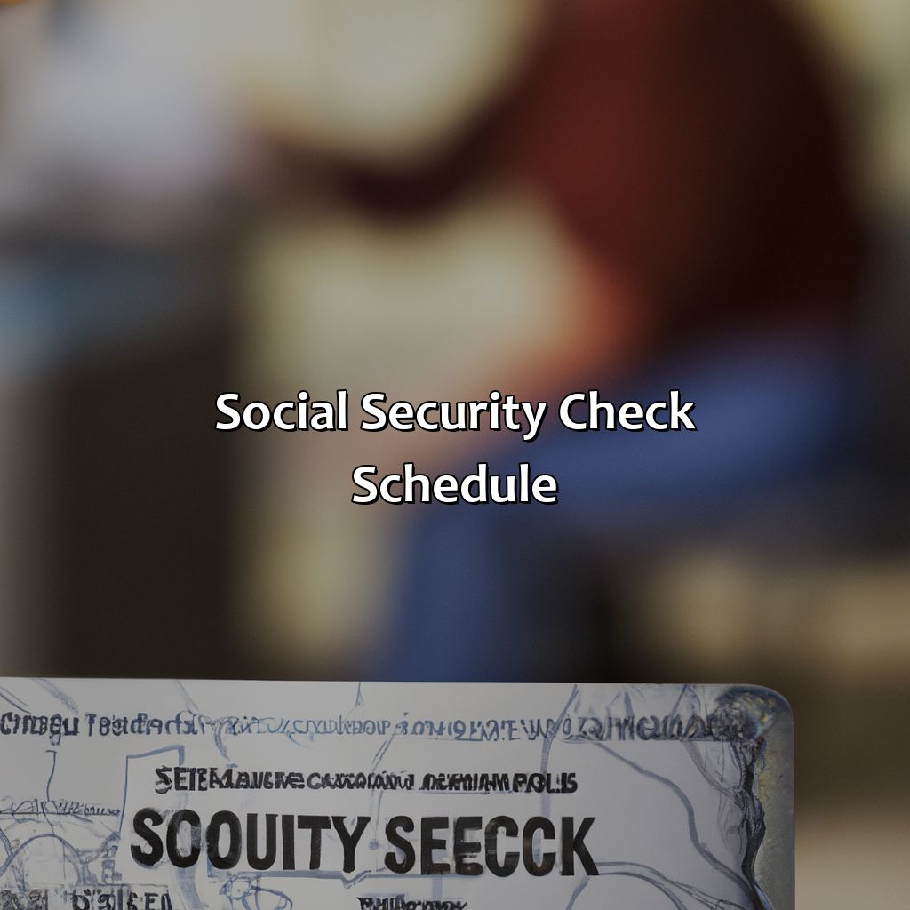 Social Security Check Schedule-when will i receive my social security check this month?, 