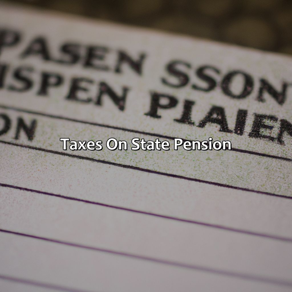 Taxes on state pension-when will i receive my state pension?, 