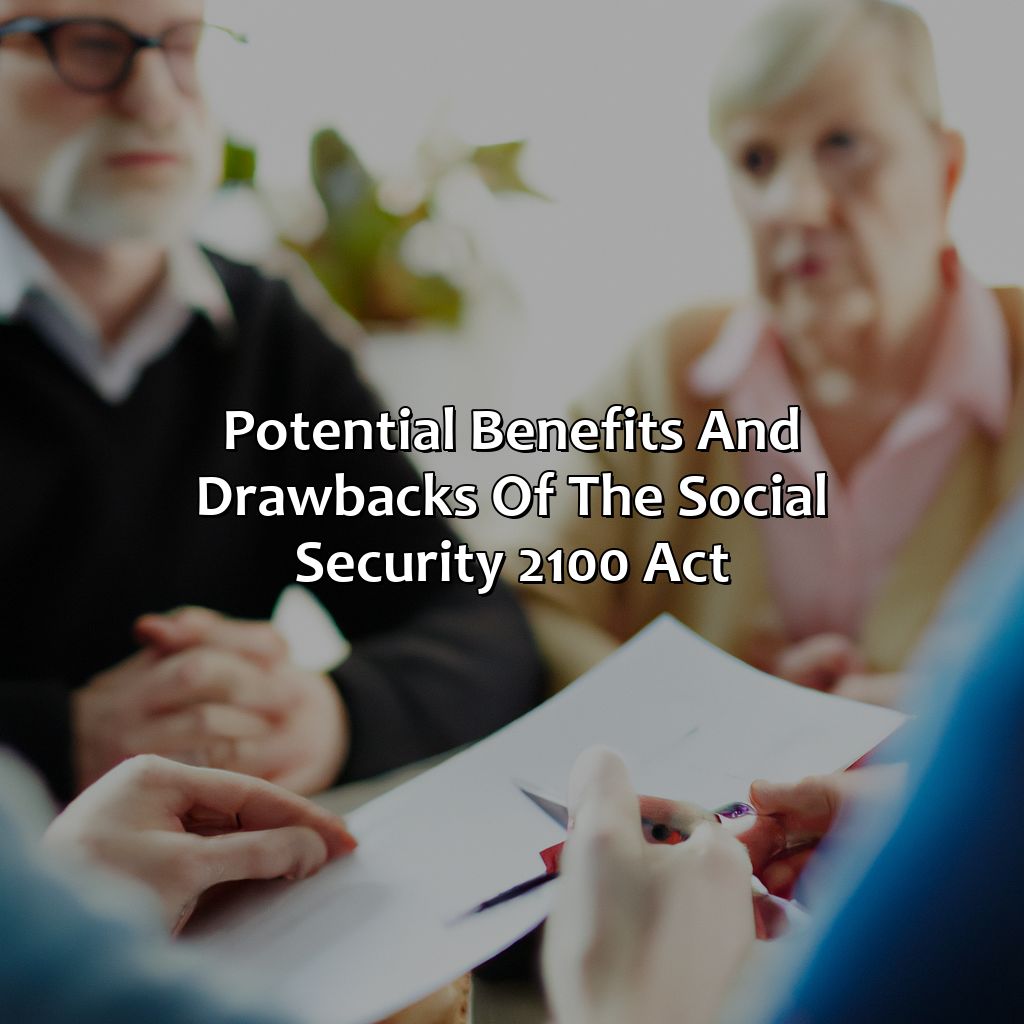 Potential Benefits and Drawbacks of the Social Security 2100 Act-when will social security 2100 act be voted on?, 